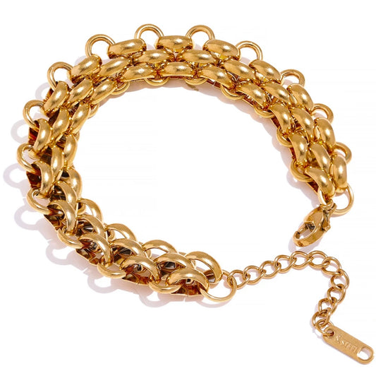 Cuban Chain Adjustable Bracelet